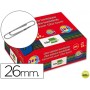 CLIPS LIDERPAPEL N. 1,5 LABIADOS 26 MM CAJA DE 100 UNIDADES