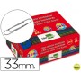 CLIPS LIDERPAPEL N. 2 LABIADOS33 MM CAJA DE 100 UNIDADES