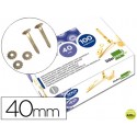 ENCUADERNADOR LIDERPAPEL 40 MM CON ARANDELA -LATONADO
