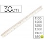 ESCALA FABER PLASTICO 153-B -1:100-200-250-300-400-500