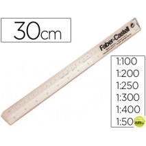 ESCALA FABER PLASTICO 853-B 30 CM.