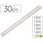 ESCALA MOR 1632.05 -1:100-200-250-300-400-500 -30 CM -ESTUCHE FLEXIBLE