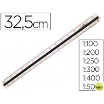 ESCALA MOR 1632.20 -1:100-200-250-300-400-500 -30 CM -ESTUCHE RIGIDO COLOR