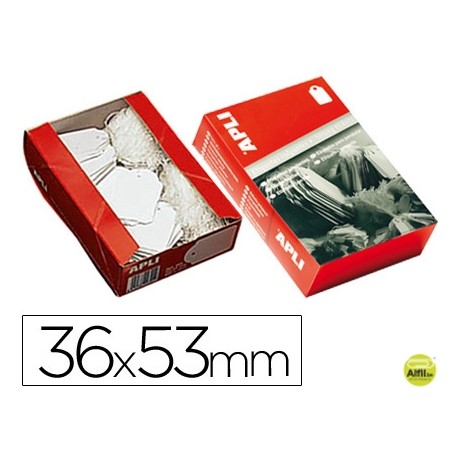 ETIQUETAS COLGANTES 392 36 X 53 MM -CAJA DE 500