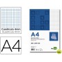 BLOC NOTAS LIDERPAPEL CUADRO 4MM A4 80 HOJAS 60G/M2 PERFORADO