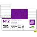 FICHA LIDERPAPEL RAYADA NÌ2 75 X 125MM PAQUETE DE 100 180G