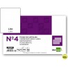 FICHA LIDERPAPEL LISA NÌ4 125X200MM PAQUETE DE 100 180G