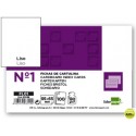 FICHA LIDERPAPEL LISA NÌ1 65X95MM PAQUETE DE 100 180G