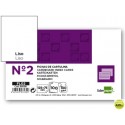 FICHA LIDERPAPEL LISA NÌ2 75 X 125MM PAQUETE DE 100 180G