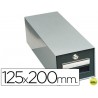 FICHERO FICHAS METALICO 1000 FICHAS CON CERRADURA TAMAÑO 125X200