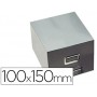 FICHERO FICHAS METALICO 1000 FICHAS SIN CERRADURA TAMAÑO 10X15