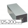 FICHERO FICHAS METALICO 1000 FICHAS SIN CERRADURA TAMAÑO 125X200