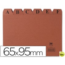 INDICE FICHERO CARTON -N. 1 -TAMAÑO 65X95
