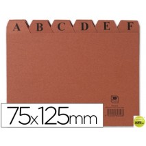 INDICE FICHERO CARTON -N. 2 -TAMAÑO 75X125