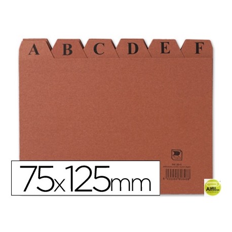 INDICE FICHERO CARTON -N. 2 -TAMAÑO 75X125