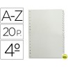 SEPARADOR ALFABETICO MULTIFIN PLASTICO 3002