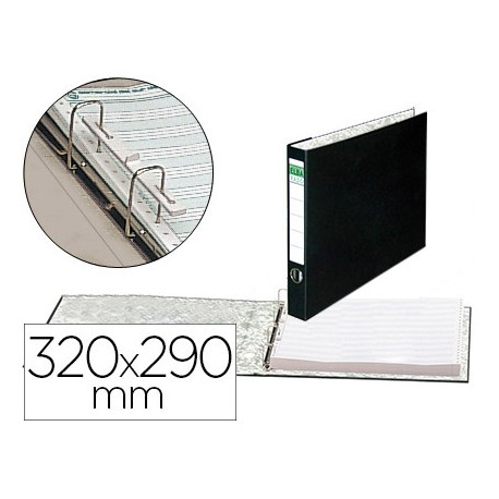 CARPETA PAPEL CONTINUO ELBA CARTON FORRADO 320X290 MM -10"-LOMO DE 80 MM