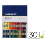 LAPICES CERA MANLEY -CAJA DE 30 COLORES