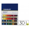 LAPICES CERA MANLEY -CAJA DE 30 COLORES