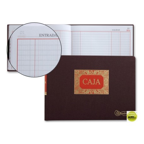 LIBRO MIQUELRIUS CUARTO -APAISADO -100 HOJAS -CAJA -ENTRADA Y SALIDA