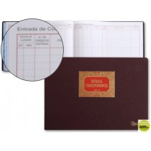 LIBRO MIQUELRIUS N. 42 FOLIO APAISADO 100 HOJAS -ENTRADA DE CORRESPONDENCIA