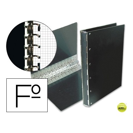 CARPETA MULTIFIN FIBRA 3005-G 16 ANILLAS 40 MM FOLIO