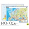 MAPA MURAL EUROPA FISICO/POLITICO -140 X 100 CM
