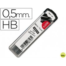 MINAS INOXCROM GRAFITO DE 0,5 MM HB -ESTUCHE DE 12 MINAS