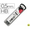 MINAS INOXCROM GRAFITO DE 0,5 MM HB -ESTUCHE DE 12 MINAS
