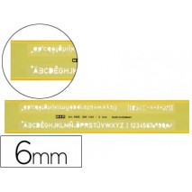 NORMOGRAFO MOR 0.6 MM PLASTICO VERDE