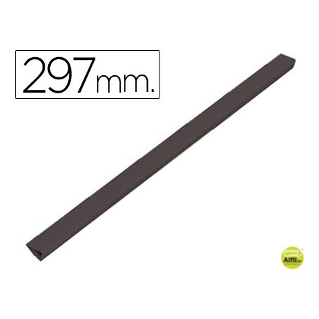 LOMERA PLASTICO DIN A4 NEGRA
