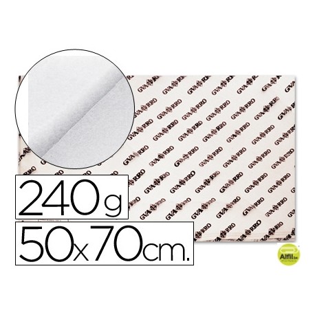 PAPEL ACUARELA 50X70 DE 240 GR-GRANO GRUESO
