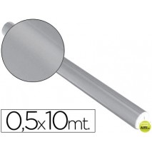 PAPEL METALIZADO PLATA ROLLO DE 0.5 X 10 MT