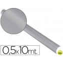 PAPEL METALIZADO PLATA ROLLO DE 0.5 X 10 MT