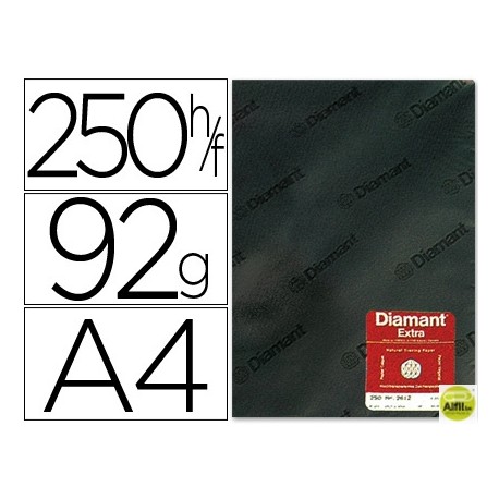 PAPEL VEGETAL DIAMANT DIN A4 92 GR HOJA