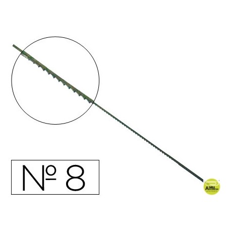 PELOS DE SEGUETA MADERA N.8 -CAJA DE 144