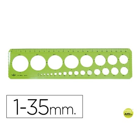 PLANTILLA CIRCULOS DE 35 CM