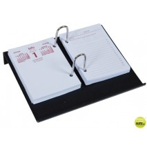 PORTACALENDARIO PLASTICO Q-CONNECT NEGRO