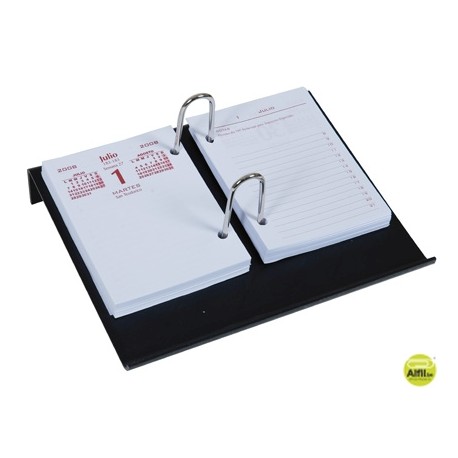 PORTACALENDARIO PLASTICO Q-CONNECT NEGRO