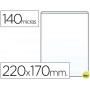 FUNDA PORTACARNET Q-CONNECT CUARTO 140 MICRAS PVC TRANSPARENTE 220X170MM