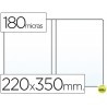 FUNDA PORTADOCUMENTO CUARTO DOBLE 180 MICRAS PVC TRANSPARENTE 220X350MM