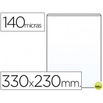 FUNDA PORTADOCUMENTO Q-CONNECTFOLIO 140 MICRAS PVC TRANSPARENTE 230X330MM