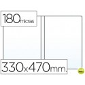 FUNDA PORTADOCUMENTO Q-CONNECTFOLIO DOBLE 180 MICRAS PVC TRANSPARENTE 330X470MM