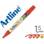 ROTULADOR ARTLINE MARCADOR PERMANENTE EK-70 ROJO -PUNTA REDONDA 1.5 MM -PAPEL METAL Y CRISTAL