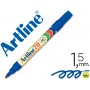 ROTULADOR ARTLINE MARCADOR PERMANENTE EK-70 AZUL -PUNTA REDONDA 1.5 MM -PAPEL METAL Y CRISTAL