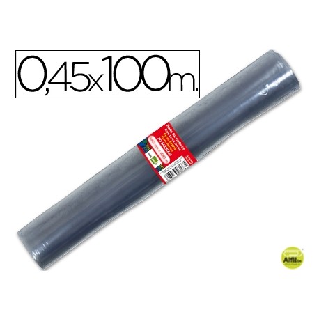 ROLLO PLASTICO FORRALIBROS 0,45X100 MT