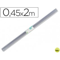 ROLLO PLASTICO FORRALIBROS 0,45X2 MT LIDERPAPEL