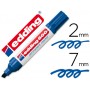 ROTULADOR EDDING MARCADOR PERMANENTE 500 AZUL -PUNTA BISELADA 7 MM