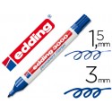 ROTULADOR EDDING MARCADOR PERMANENTE 3000 AZUL -PUNTA REDONDA 3 MM