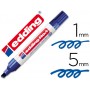 ROTULADOR EDDING MARCADOR PERMANENTE 1 AZUL -PUNTA BISELADA 5 MM